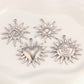3Pcs Large Casting Vortex Face Sun Charms Stainless Steel Heart Celestial Pendants Fashion Jewelry Making DIY Bracelets Necklace