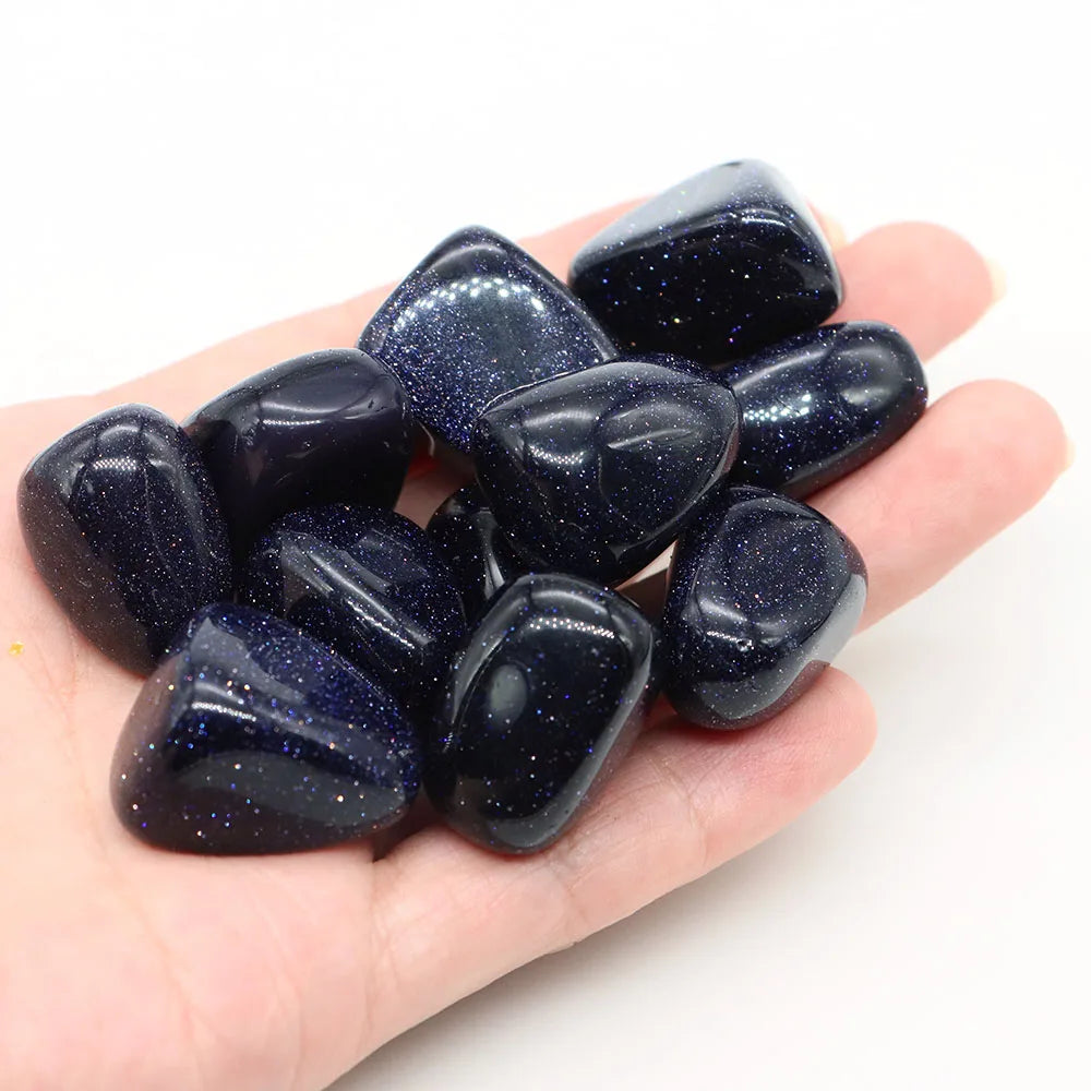 Natural Tumbled Stones Bulk Polished Moonstone Rocks Gemstones Assorted Healing Crystals for Home Garden Tank Aquarium Decor