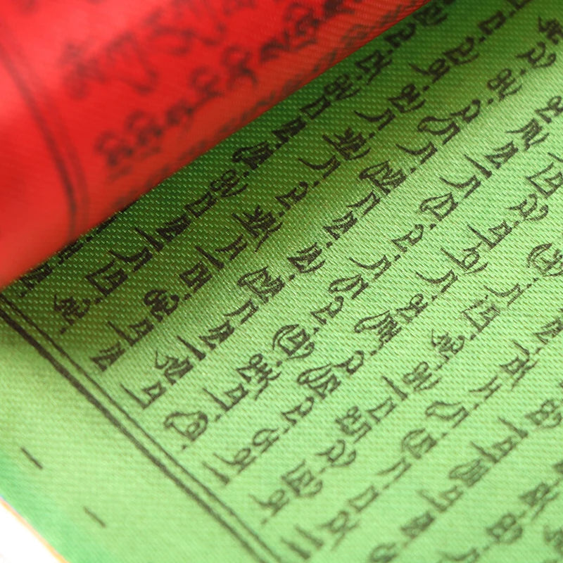 8.4m 28cm*25cm 1Set 30pcs Tibetan Buddhist Prayer Flags 5 Colors Fabric Craft Polyester Tibet Style Decorative Flag