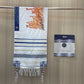 Tallit Messianic Scarf Fire Style Prayer Talit Jerusalem Hanukkah Shawl 50x180cm