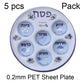 Jewish 6-Section Passover Seder Plate - Kosher, Melamine/Plastic/Silicone/Disposable Paper, with Food Labels & Elegant Designs