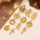 3Pcs Stainless Steel Cowboy Hat/Boot/Horseshoes Charms Astrology Celestial Sun Star Pendant DIY Necklace Bracelet Jewelry Making