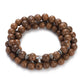 Multilayer Wood Beads Buddha Lotus OM Bracelet Tibetan Buddhist Mala Charm Rosary Bracelet Yoga Wooden For Women Men Jewelry