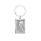 Dawapara Tarot Cards Keychains Stainless Steel Vintage Amulet Good Luck The Major Arcana Keyring Wiccan Jewelry