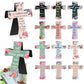 12/16/24PCS Plastic Bible Magnetic Bookmarks Double-Sided Leather Material Cross Bookmark Cross Shape Durable Construction