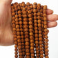 108 Mala Rudraksha Beads Meditation Jewelry Buddhist Prayer Yoga Bracelet 6-14mm for Inner Peace DIY Jewelry Making Accessories
