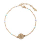 Coin Charm Stainless Steel St Benedict Medal Bracelet San Benito Bracelet Adjustable Link Chain Bohemia Bracelet