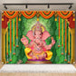 Indian Traditional Photography Background Marigold Green Leaf Hindu Indian Wedding Holi Flowers Garland Anniversary Backdrops