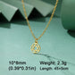 EUEAVAN 1pc Hebrew Letter Chai Symbol Necklace for Women Jewish Blessing Life Star of David Pendant Protection Amulet Jewelry