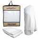 White Men's Simple High-End Hajj Ihram Towel Set Bath Towel Pilgrimage Towel Cross-Border Two-Piece Set Geometry Pattern
