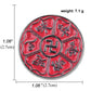 Swastika Yin Yang Tai Chi Bagua Brooch Religious Buddhist Zinc Alloy Yoga Amulet Clothing Backpack Hat Accessories Gift