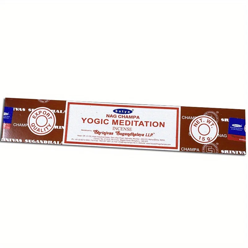 Incense Gift Set Nag Champa, Super hit, Dragon's Blood, Sandalwood, Patchouli, Lavender, Positive Vibes, 15 g