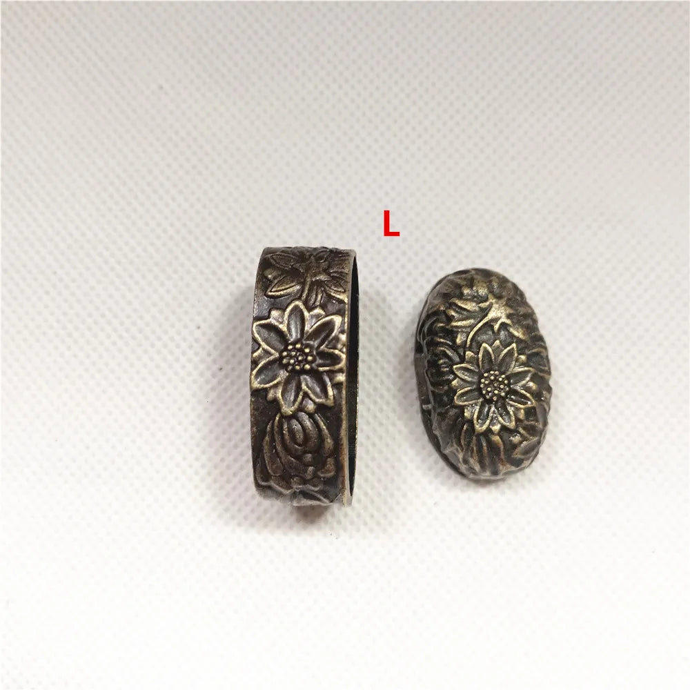 New Sword Handle Tsuka Alloy Fuchi Kashira For Japanese Samurai Katana Wakizashi Sword Fittings