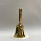 Brass Pentagram Hand Altar Bell Ritual Ringing For divination Meditation Pentacle wicca witchcraft supplies for altar