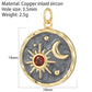 Cute Butterfly Flower Necklace for Women Gold Color Moon Collars Dije Stainless Steel Chain Diy Jewelry High Quality