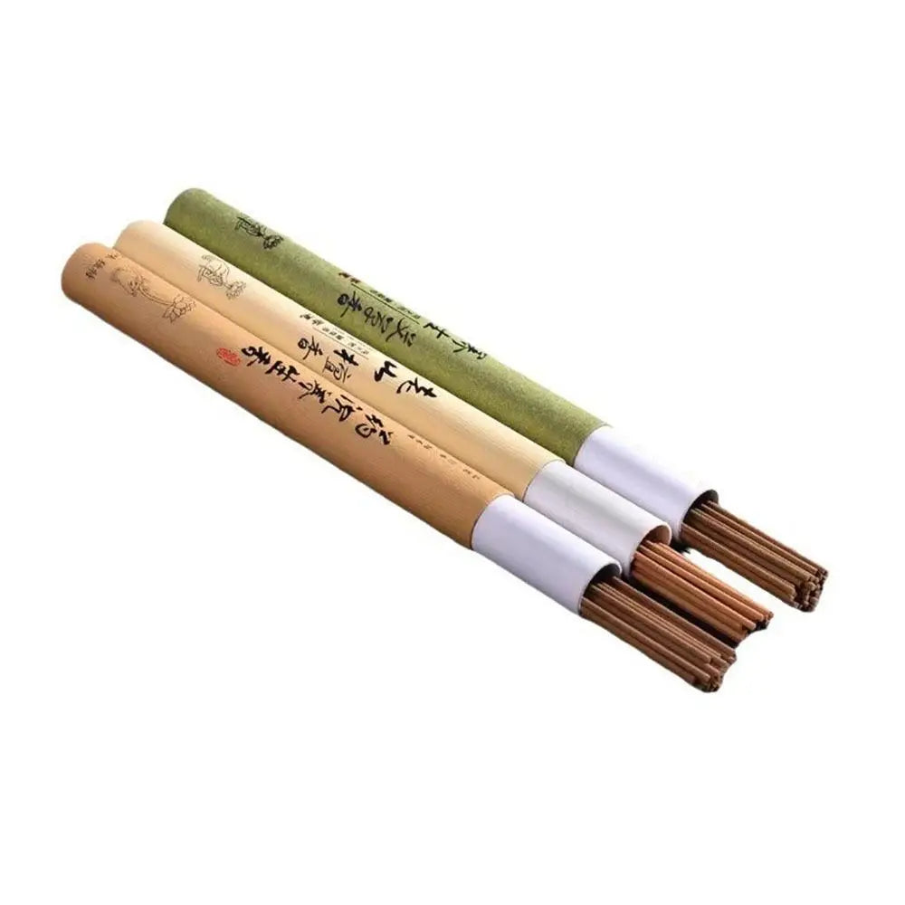 1/2Box Sandalwood Mugwort Scent Incense Stick Tranquilize Mind Home Office Bedroom Refreshing Scent 20g/Box Natural