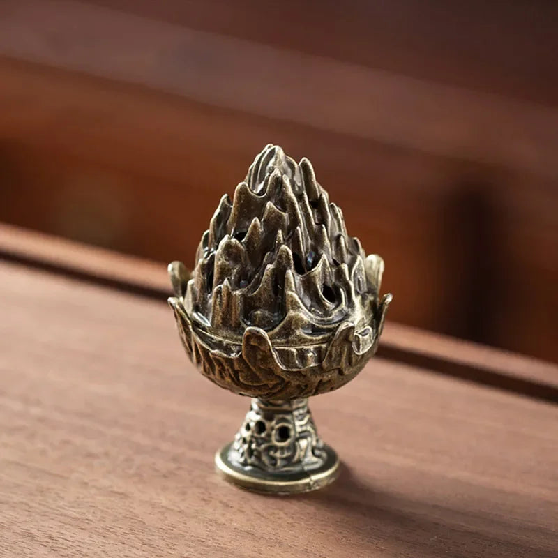 Natural Sandalwood Agarwood Incense Tablets Alloy Incense Burner Goose Pear Tent Fragrance Hainan Agarwood 42pc Sandalwood