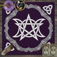 1pc Tarot card tablecloth, mysterious rune astrology altar cloth, witchcraft cabin decoration tablecloth, card game tablecloth
