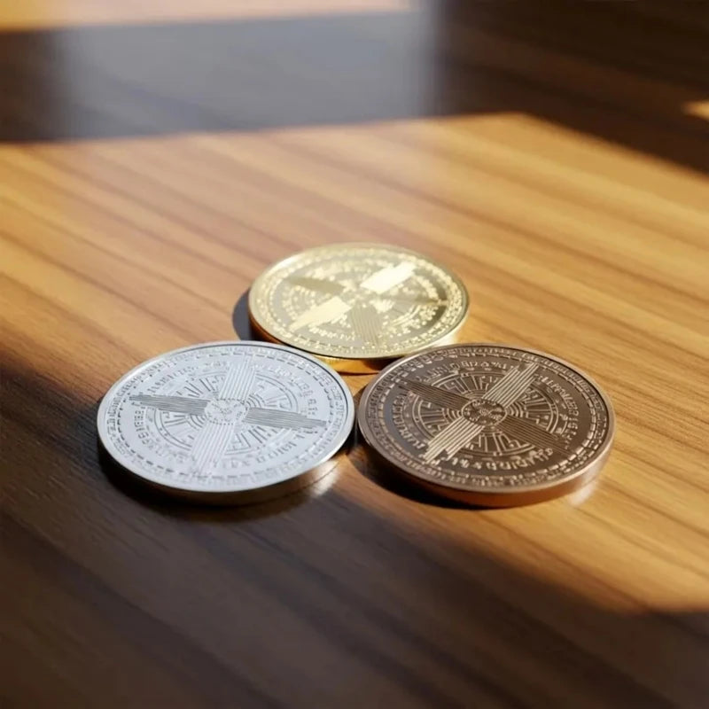 Custom Metal Coins Personalized 3D Metal Zinc Alloy Challenge Coins Diy Gold Silver Souvenir Coins Custom Commemorative Coins