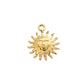 3Pcs/Lot Sun Smile Face Pendants Stainless Steel Celestial Dangle Charms DIY Bracelet Earring Jewelry Making Supplies Wholesale