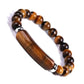 1pc Healing Handmade Stone Bracelet Turquoise Natural Malachite Gemstone Crystal Rough Bracelet Body Energy Yoga
