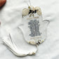 Mitzvah Souvenir Gift,Car Pendant Hang Tassel & Pearl & Wires,Hamsa Custom, Prayer Hebrew Inscription, Blessing Dedication,10Pcs