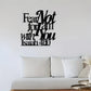 Elegant Minimalist Christian Faith Metal Wall Decor -Hebrew Script Bible Verse "Fear Not for I Am with You" -Golden - Heavy-Duty