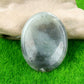 1pc 45x35mm Oval Worrystone Natural Crystal Amethysts Agate Massage Thumbtack Stone Forgetting Stone Jewelry Accessories Gifts