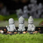 Landscaping Zen Oriental Aesthetic Garden Decoration Chinese Style Buddha Statue Cute Little Monk Figurines Fish Tank Moss