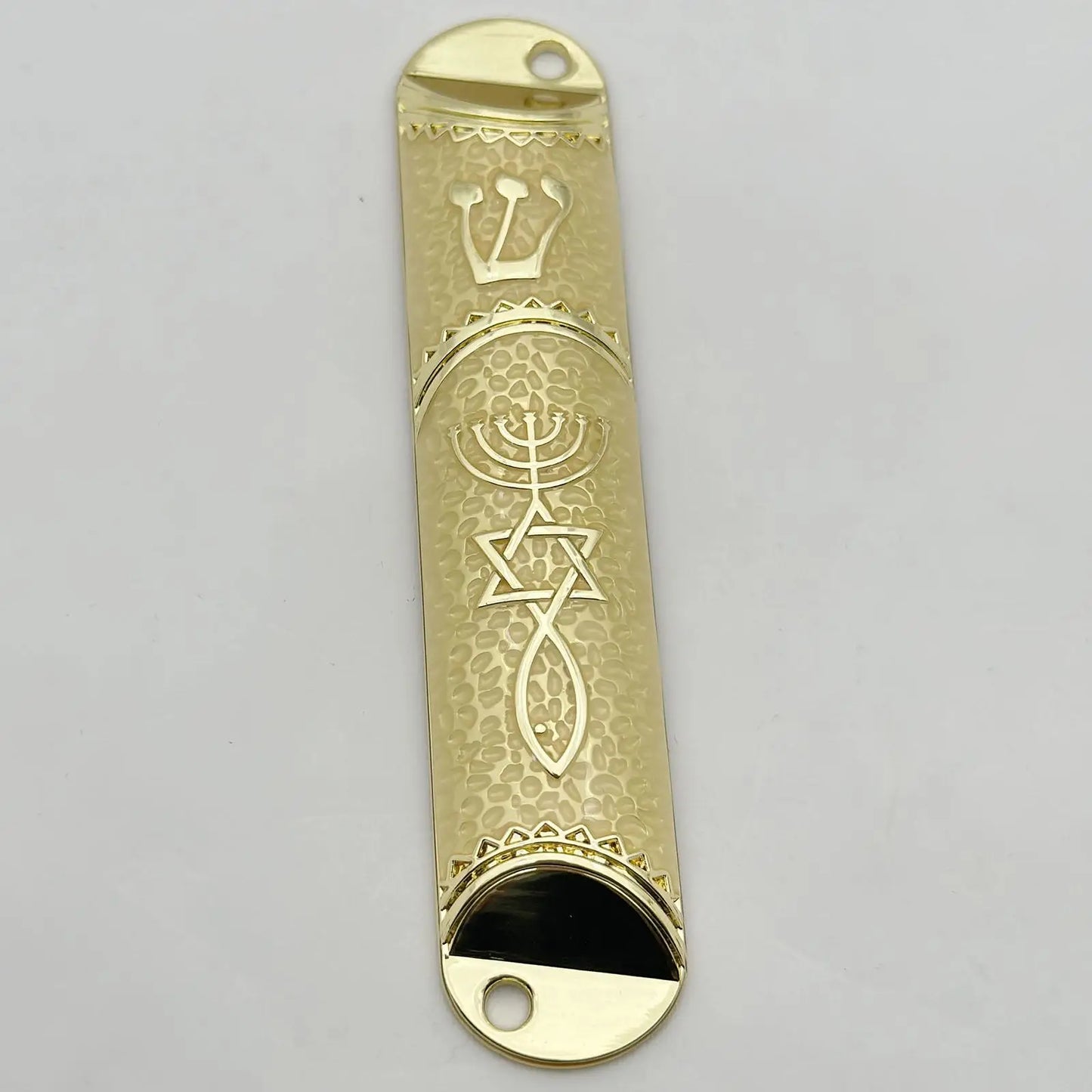 10.6cm Door Mezuzah Case Symbol of Prosperity Handcrafted Front Door Decoration for Welcoming and Protection Multipurpose