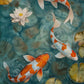 Asian Japanese Zen Tranquility Natural Aesthetics Koi Carp Art Poster Canvas Printing Living Room Bedroom Home Wall Decoration