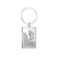 Dawapara Tarot Cards Keychains Stainless Steel Vintage Amulet Good Luck The Major Arcana Keyring Wiccan Jewelry