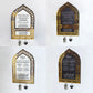 1pcs Arabic Key Holder for Islamic Wall Art,Islamic Home Decor Muslim Gift for Men and Women Ramadan Decorations for Home