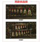Chinese Old Meditation Gong with 7 Ornate Bell with Dragon Design Chinese Musical Instrument Bronze Metal Handicraft Home Decor