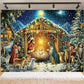 Birth of Jesus Background Party Decoration Supplies Merry Christmas Baby Shower Supplies Banner Backdrop Decor Photo Shoot Props