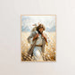 Jesus Christ Canvas Postres Christian Jesus Portrait Wall Art Print Poster I Will Walk with Christ LDS Bible Verse Gift Poster