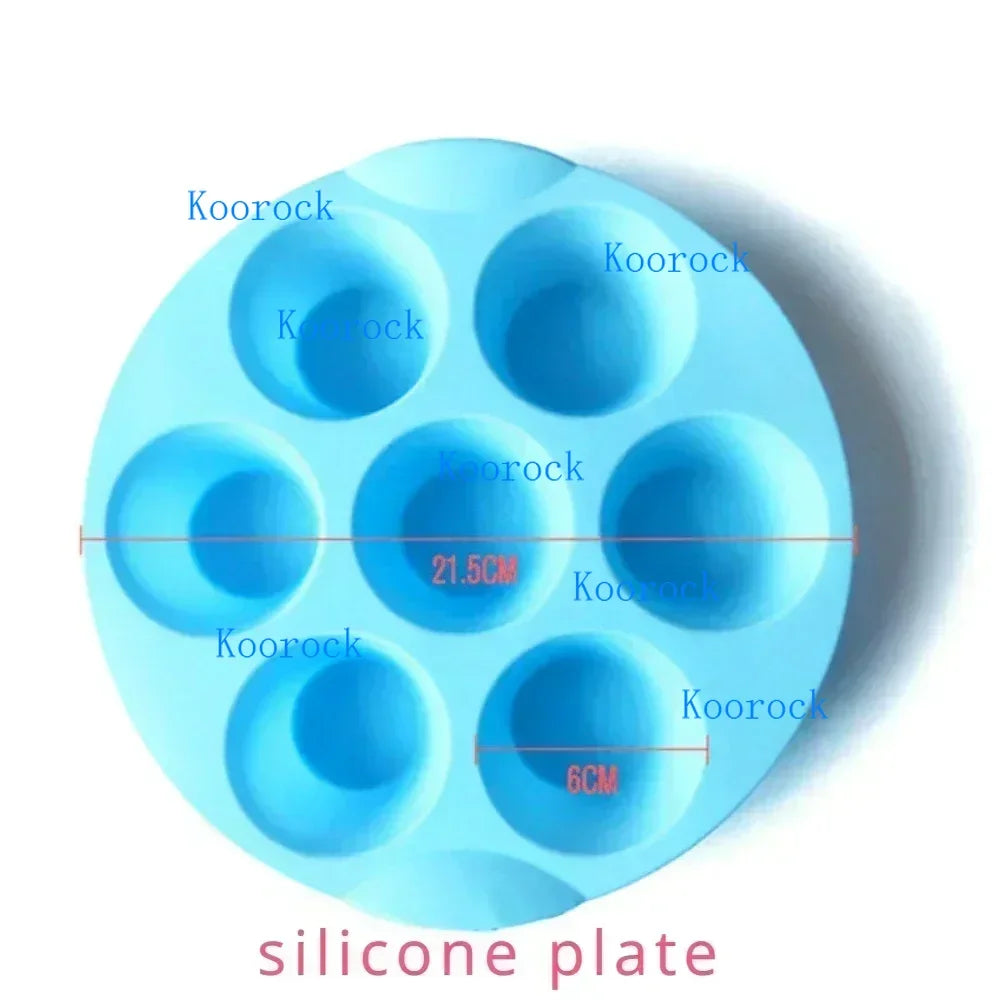 Jewish 6-Section Passover Seder Plate - Kosher, Melamine/Plastic/Silicone/Disposable Paper, with Food Labels & Elegant Designs
