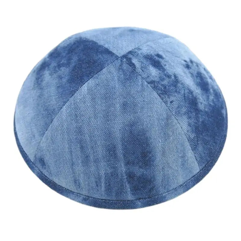 GIU 19cm Jewish Jean Denim Kippo Hats Caps Skullies Beaniest Kipa Yarmulke Kippah Dome For Wedding And Events