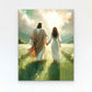 Jesus Christ Canvas Postres Christian Jesus Portrait Wall Art Print Poster I Will Walk with Christ LDS Bible Verse Gift Poster