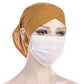 2026 New Jersey Earhole Underscarf Cap Forehead Cross Elastic Muslim Inner Hijab Caps Islamic Female Headscarf Turban Bonnet