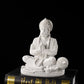 Vilead Sandstone White Hanuman Statue Hindu Monkey God Sculpture Yoga Meditation Decoration Buddha Ganesha Vishnu India FengShui