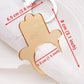 Jewish Hamsa Shabbat Shalom Napkin Rings Mirror Acrylic Table Decoration for Sabbath Dinner