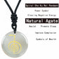 Hot Natural Crystal Quartz Cho Ku Rei Reiki Energy Symbol Pendant Ancient Spiritual Healing Necklaces Pendants Women Man Jewelry