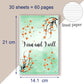 A5 Notebook Note Book Motivational Quote - I Can and I Will - Sketch Writing Blank Journal Success Notepad New Job Graduation