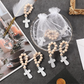 New 36Pcs Wooden Rosary Rosary Beads with White Mesh Bags for Baptism First Communion Confirmation Baby Shower Bridal Shower