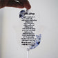 10pcs Prayer of the Way Hebrew Transparent Souvenir Car Pendant with Tassel & String Hamsa Custom Bar Mitzvah Gift Thanksgiving
