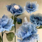 Automatic mechanical silk flowers, wedding Christmas decorations, adjustable height, suitable for party, home office centerpiece