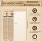 Bible Emergency Numbers Verse Cards&Bookmarks with Tassels - Inspirational Christian Scripture Cards,Writable,Matte Finish.