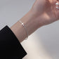 TrustDavis 925 Solid Sterling Silver Womens Luxury Cross Bracelet for Women Men Daugther Birthday Fine S925 Jewelry Set DS3976