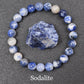 6/8mm Reiki Blue Apatite Bead Bracelet Men Women Natural Stone Blood Circulation Stimulate Enthusiasm Health Care Couple Jewelry